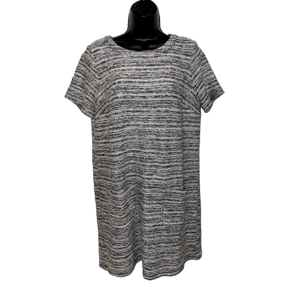 EUC - LOFT - Tweed Shift Dress - Size Large